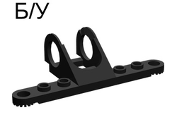 ! Б/У - Technic, Steering Rack Top, Black (2792) - Б/У