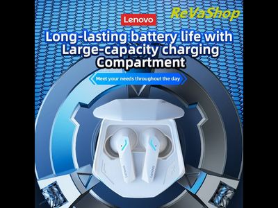 Беспроводные игровые наушники Lenovo белые