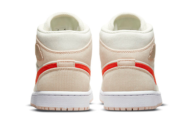 купить не дорого женские кроссовки Nike Air Jordan 1 Womens Mid SE 'Corduroy' DA8009-108