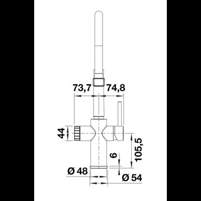 Смеситель Blanco CATRIS-S Flexo Filter