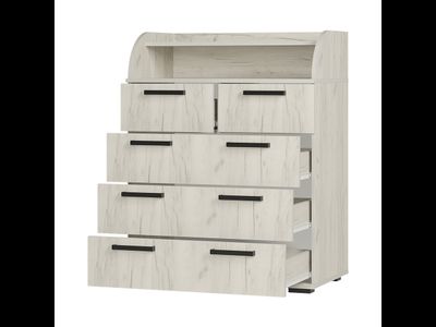 Комод Стандарт 1 (800*1020*460мм), дуб крафт белый