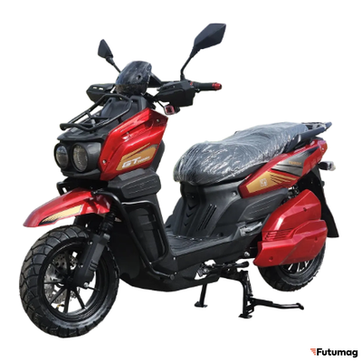 Электрический скутер Тур-Эндуро GT Tank 3000 красный