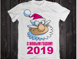 Футболка "С Новым годом! 2019" 023