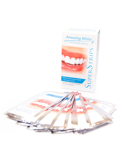Полоски отбеливающие для чувствительных зубов Super Strips, 28 шт., Amazing White