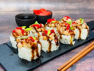 Тартар с лососем