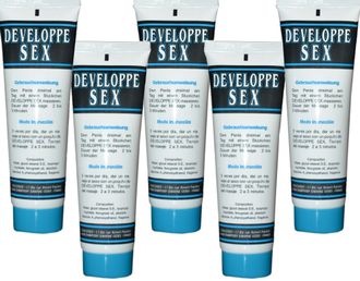 Крем для увеличения пениса Developpe sex (5 тюбиков)