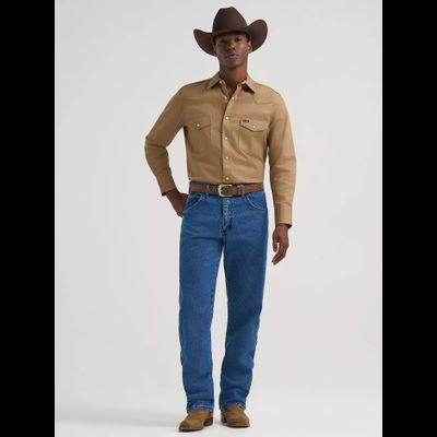 Джинсы 31MWZ Wrangler® Cowboy Cut® свободный крой [стираные]