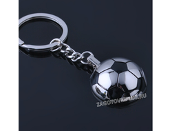 Брелок футбольный мяч в комплекте с линзой