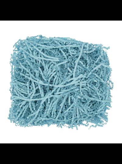 Наполнитель бумажный волнистый Премиум (светло-голубой), 50г