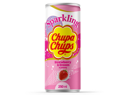 Газировка Chupa-Chups Sparkling Strawberry Cream
