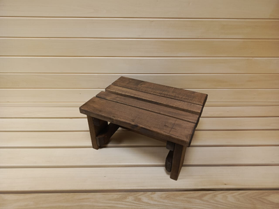 Табурет "НАДЕЖНЫЙ" тонированный (ВЕНГЕ), с покрытием