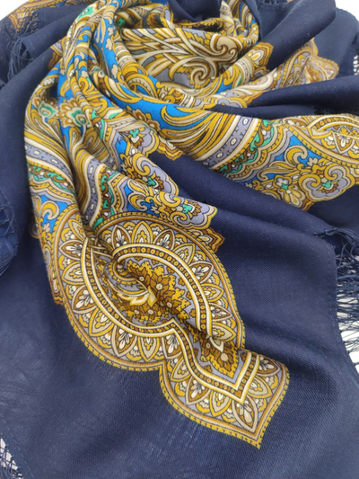 Павловопосадский платок Февраль 715-15