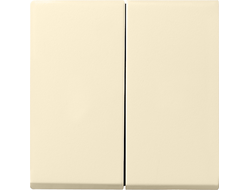 029501 Gira, Клавиша 2-клавишного выключателя, глянцевый кремовый