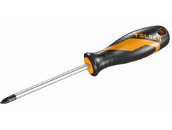 Отвертка крестовая "GRIPro", Pozidriv, PZ0, 75 мм  TOLSEN TT20010