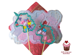 Форма для леденцов-погремушек Единорог