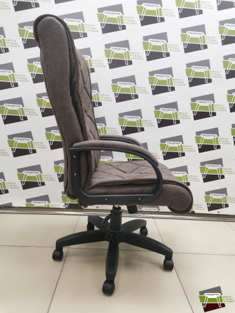 Кресло КР72 (ДЕЛМАР) ТГ ПЛАСТ К01 (ткань Крафт коричневая)