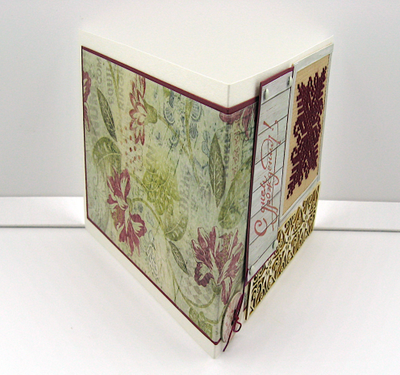 Открытка с вышивкой "С днем рождения!"