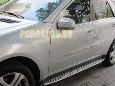 Пороги ОЕМ для Mercedes-Benz M-classe (2005-2011-2015)