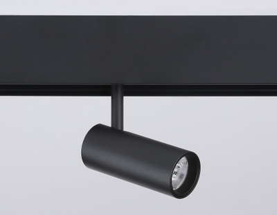 Светильник светодиодный трековый для шинопровода Magnetic GL 3814 BK черный IP20 7W 4200K 48V 24° D35*80