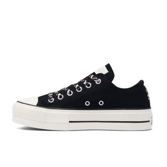 Leopard print platform converse sale
