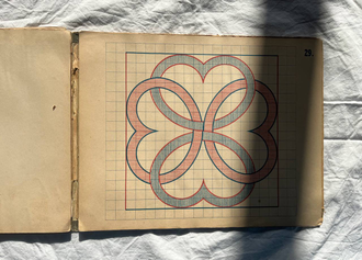 Школа первоначальнаго рисованiя, для детей от 8 до 12-летняго возраста в штриховке двумя цветными карандашами, 1903 год