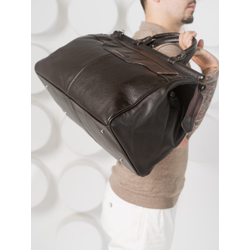 Кожаный саквояж Otranto brown (арт. 4006-04)