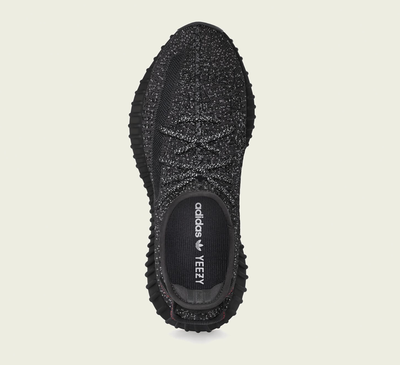 Yeezy 350v2 black shop reflective