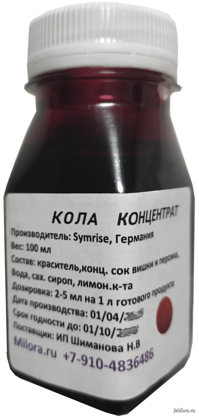 Концентрат колы 100 мл. Milora.ru