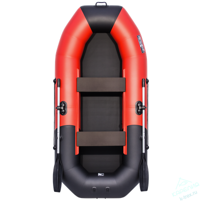 Лодка ПВХ Мастер Лодок Таймень NX270 "Комби" Kрасный / Чёрный