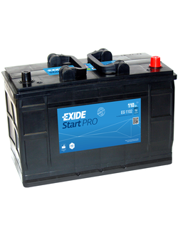 АККУМУЛЯТОР EXIDE Start Pro EG1102 R+ 110Ah 750А (En)