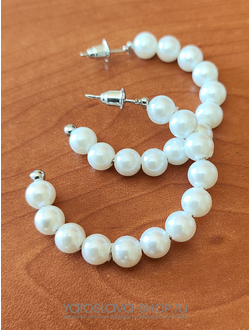 Модель: АЛ-251. Серьги витые кольца.