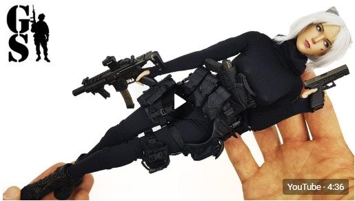 КОЛЛЕКЦИОННАЯ ФИГУРКА 1/6 scale Female Assassin Series First Bomb