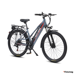 Электровелосипед WHITE SIBERIA CAMRY LIGHT 500W матовый синий