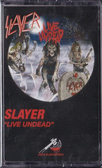 Slayer - Live Undead купить аудиокассету в интернет-магазине CD, LP и MC "Музыкальный прилавок"