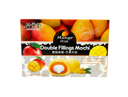 Японские моти Double Filligs Mochi манго с молоком