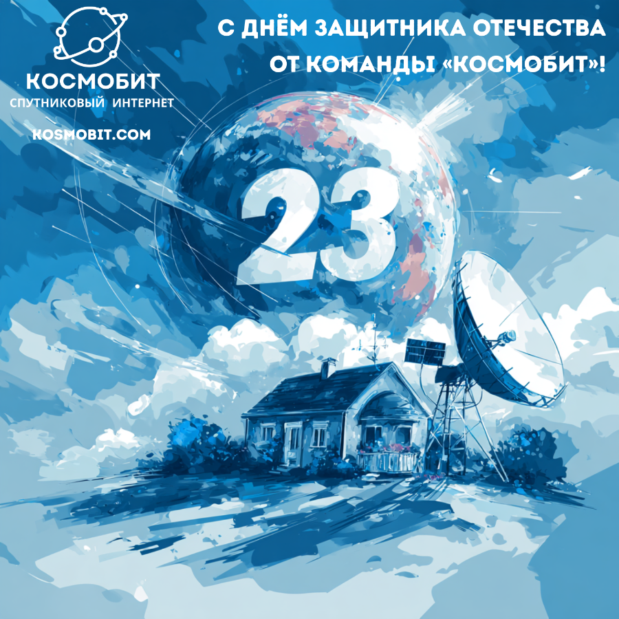 С Днём защитника Отечества от команды &laquo;Космобит&raquo;!