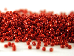Toho 15/0 0045 Opaque Pepper Red / Непрозрачный красный перец