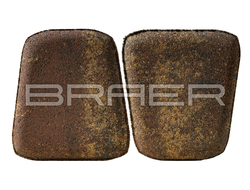 Тротуарная плитка классико круговая color mix мальва braer 60 мм