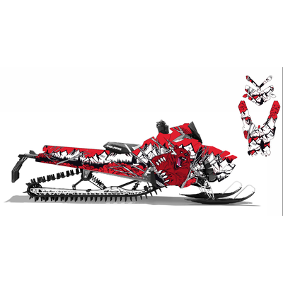 Наклейки на снегоход  Polaris Axys 2016 2017 2018 2019 #1906