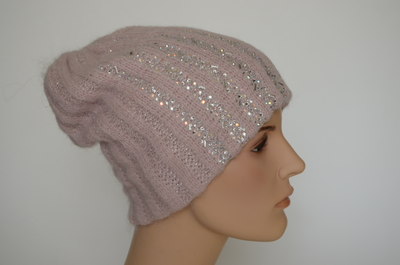 Шапка Италия женская вязаная