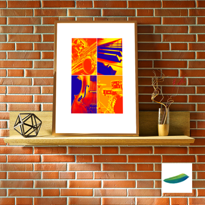 Постер «Джазовый квартет» из коллекции «Музыка»