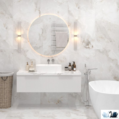 Керамогранит Staro Palacio Nestle Bianco 60х120 см глянцевый