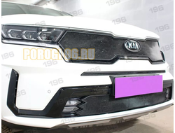 Защита радиатора для KIA Sorento 2020- black верх