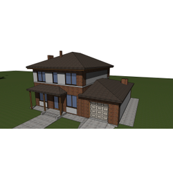 Двухэтажный дом с пятью спальнями и цокольным этажом 306м² (S13)