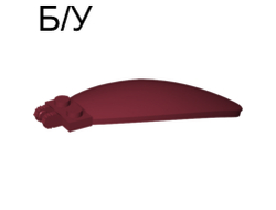 ! Б/У - Windscreen 9 x 3 x 1 2/3 Bubble Canopy, Dark Red (47844 / 4224506) - Б/У