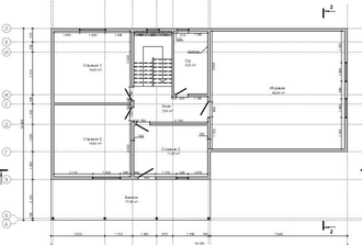 Одноэтажный каркасный дом с тремя спальнями 140м² (SK4)