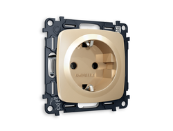 Розетка 2P+E Шампань - Ambrella Volt - OMEGA