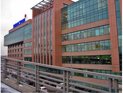 Реклама на стойках в БЦ «МАГИСТРАЛЬ ПЛАЗА»