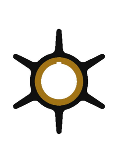 Импеллер помпы охлаждения двигателя Ancor 6052 Ø50.4x20.15мм 6 лопастей из черного неопрена