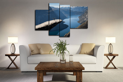 Модульная картина "Акробатика на природе"